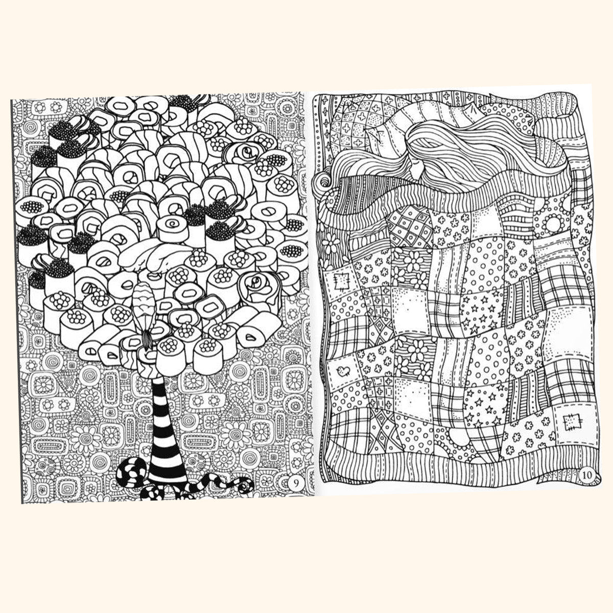 Keep calm & draw - Trees and ornaments