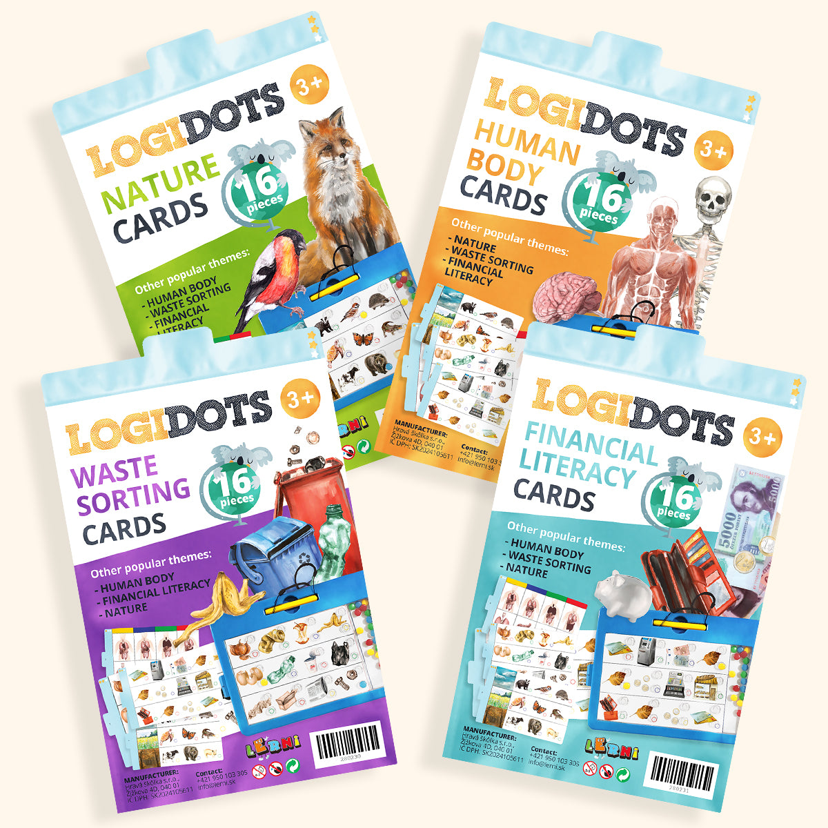 LOGIDOTS karty - Ľudské telo