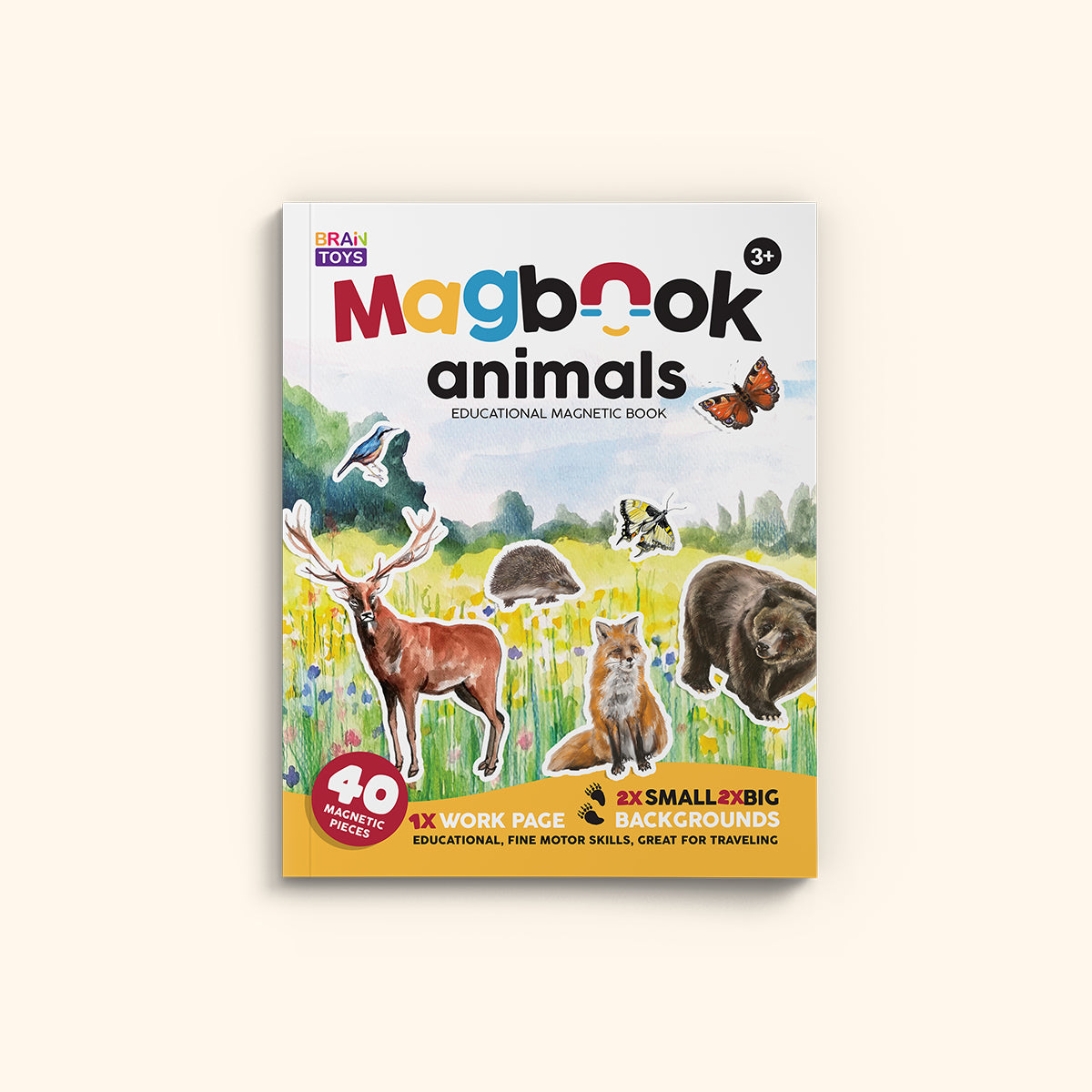 MAGBOOK - magnetická knižka - zvieratá, príroda