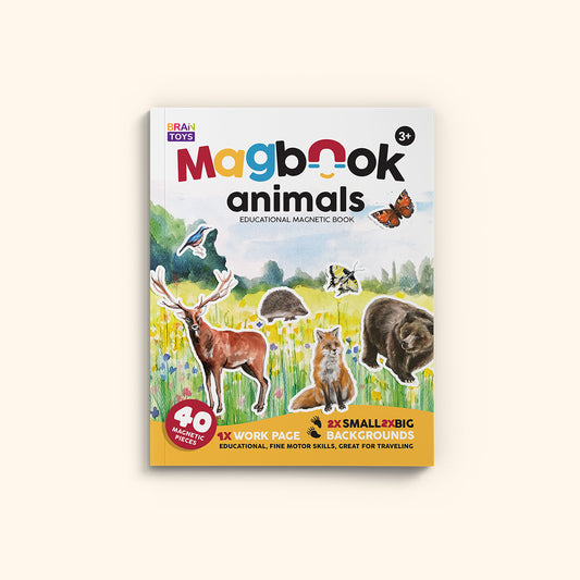 MAGBOOK - magnetická knižka - zvieratá, príroda