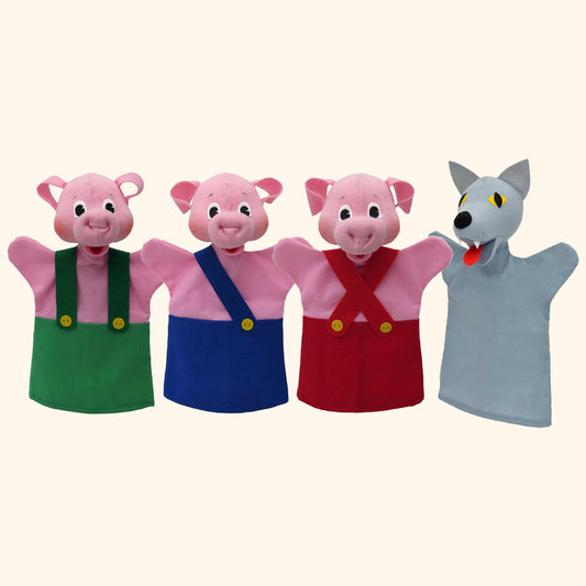 Sada maňušiek - O troch prasiatkach