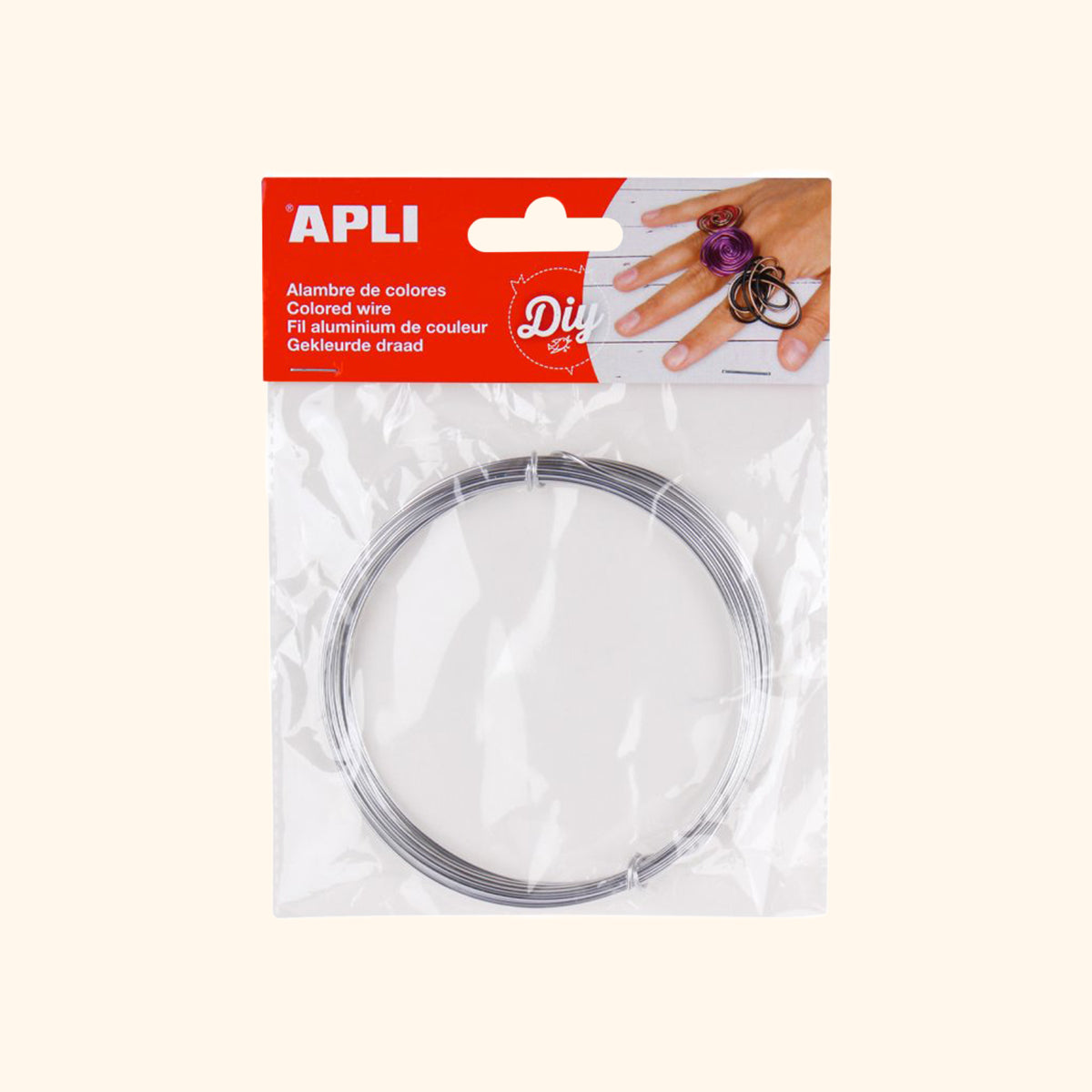 Modelovací drôt, 1,5 mm × 5 m, strieborný