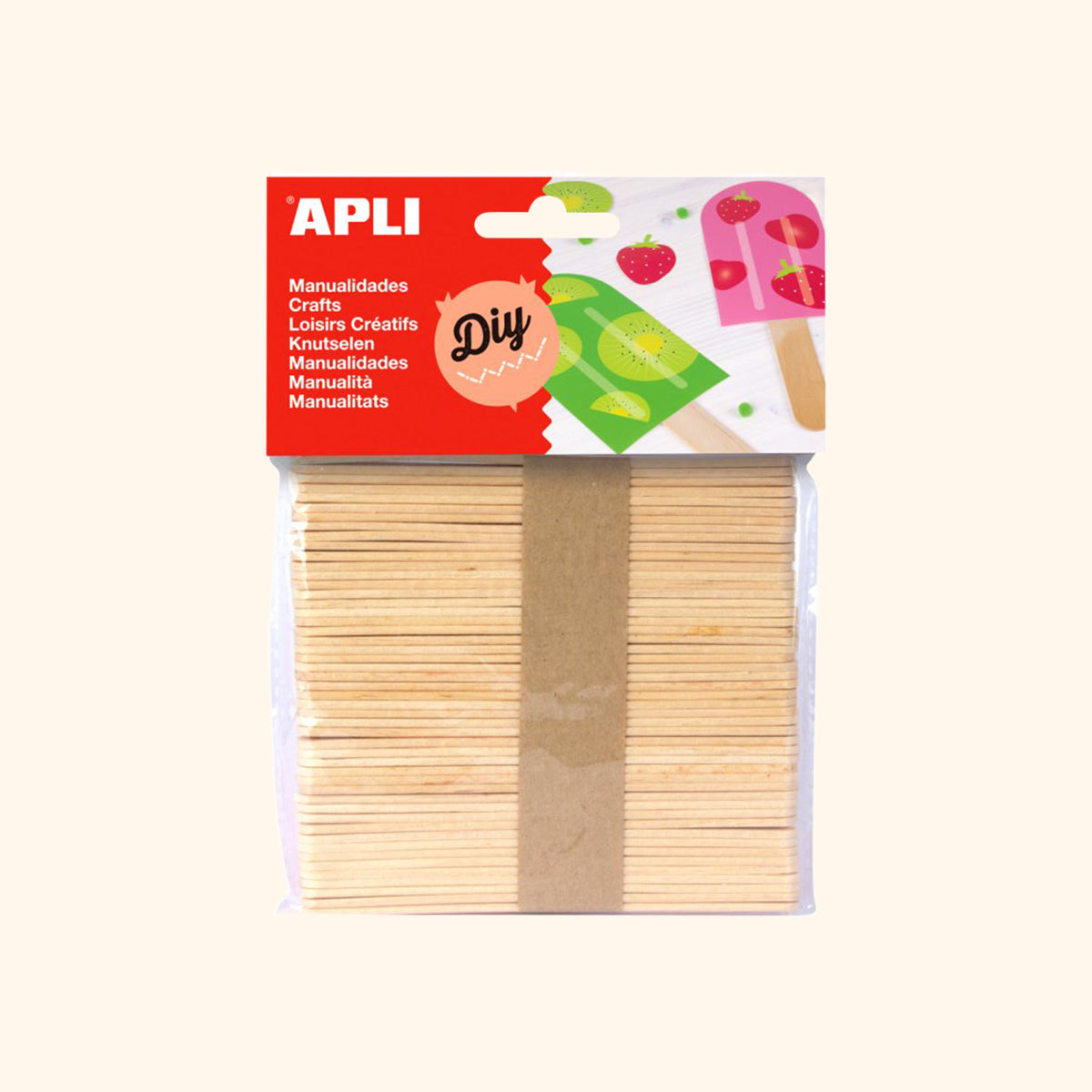 Nanukové drievka, 114 × 10 × 2 mm, prírodné