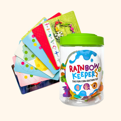 Rainbow Keepers 55 - prísavková stavebnica so zvieratkami