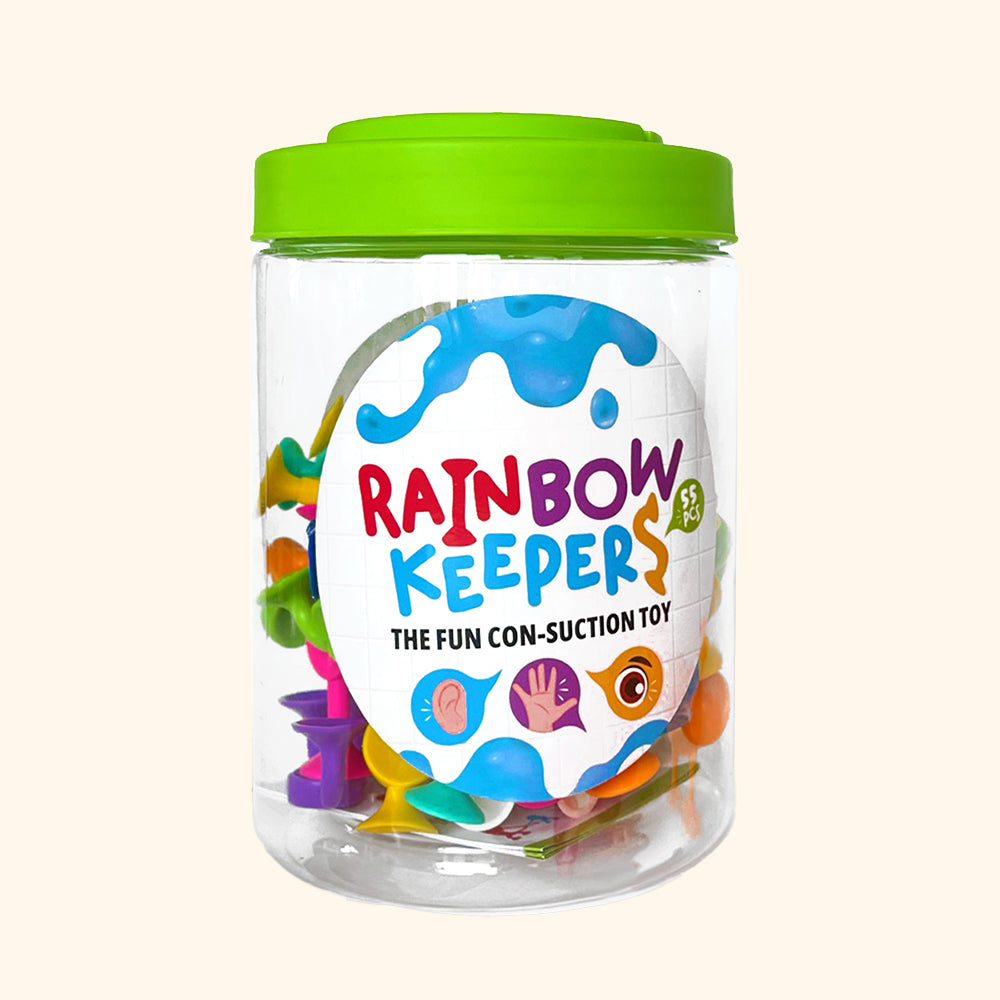 Rainbow Keepers 55 - prísavková stavebnica so zvieratkami