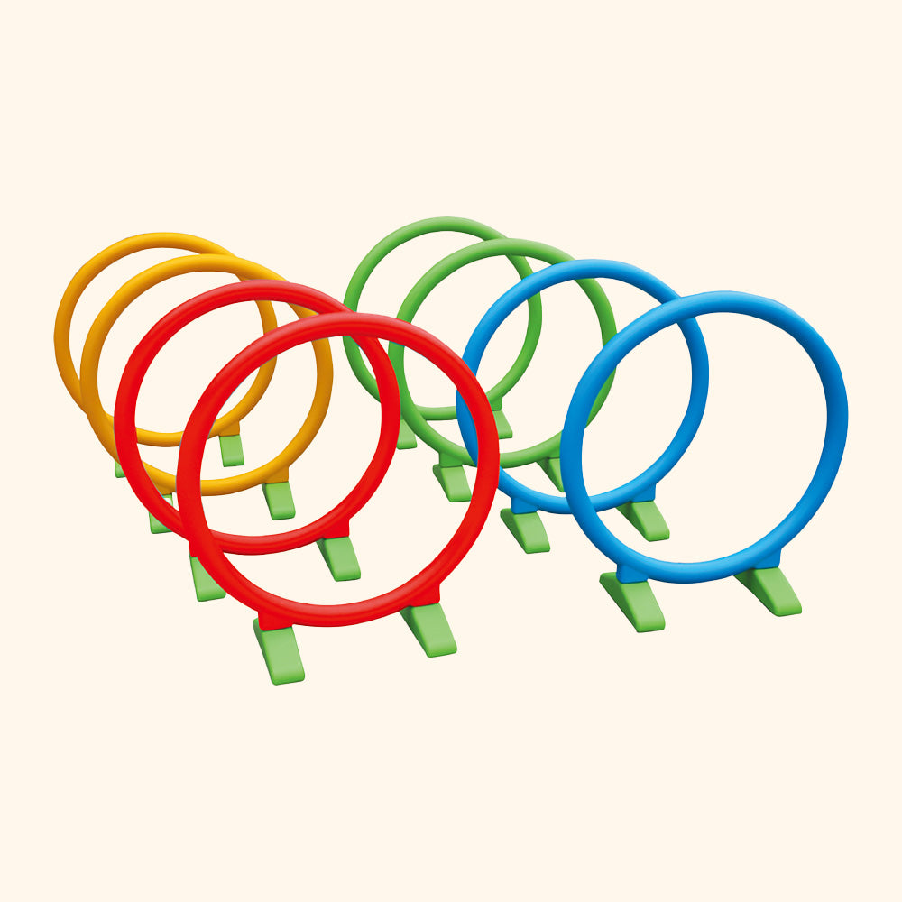 Sada na cvičenie kruhy - 68×60×30cm, 8ks