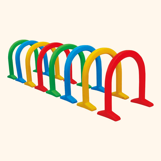 Sada na cvičenie - tunel, 67×60×30cm, 8 ks