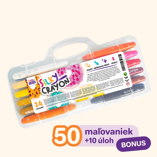 Voskové pastelky Silky crayon