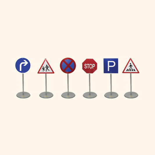 Traffic Sign,6pcs/English