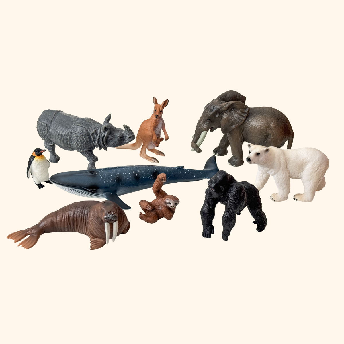 Set figúrok zvieratá sveta
