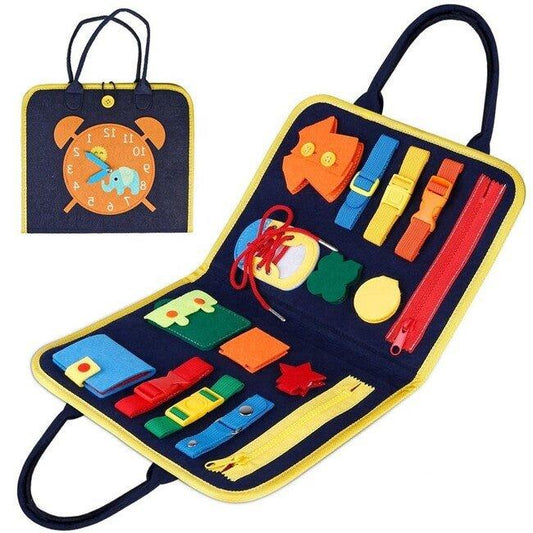 Baby busy board - Hodiny a puzzle - Lerni.sk