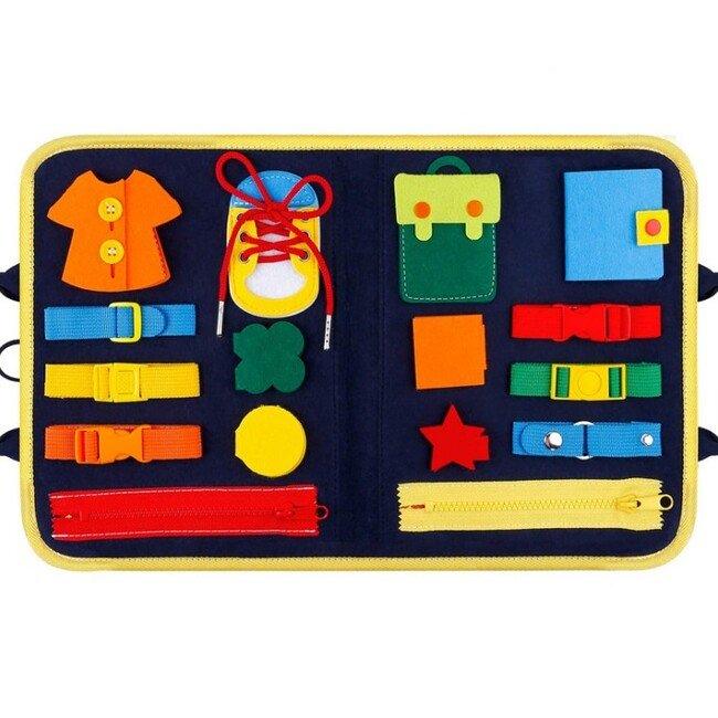 Baby busy board - Základné zručnosti - Lerni.sk
