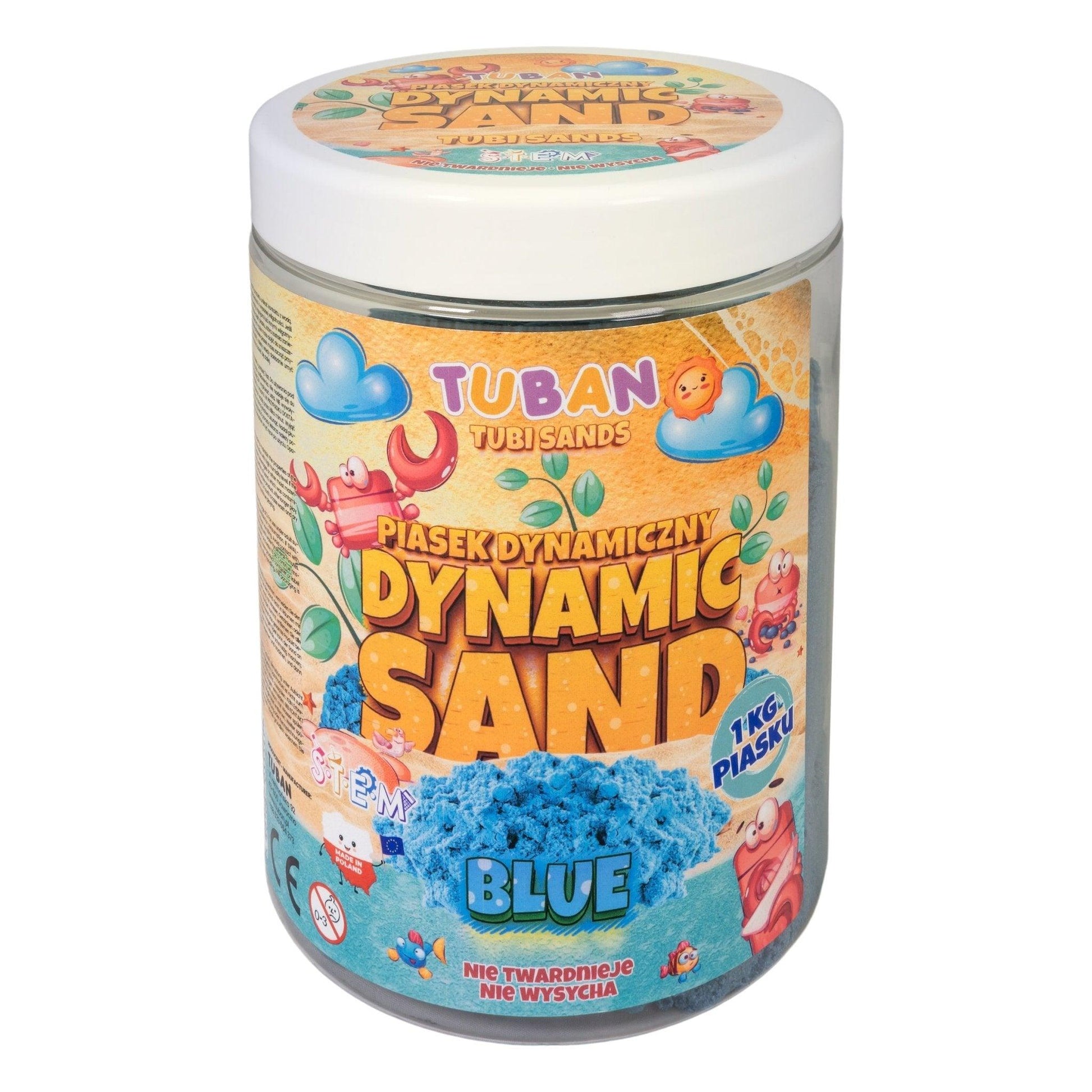 Dynamický piesok - modrý 1kg - Lerni.sk