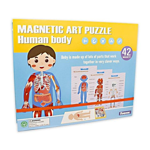 Magnetické puzzle - Ľudské telo - Lerni.sk